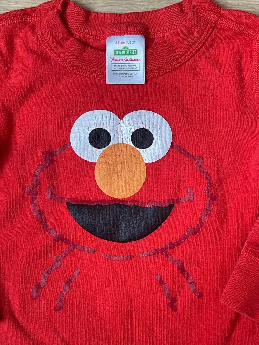 Hanna Andersson Elmo Pajamas 2T